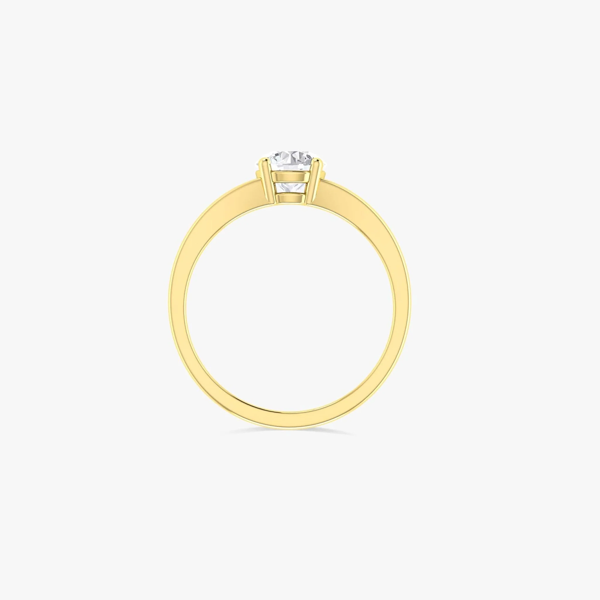 Dainty round Cubic Zirconia Wedding ring - Image 4
