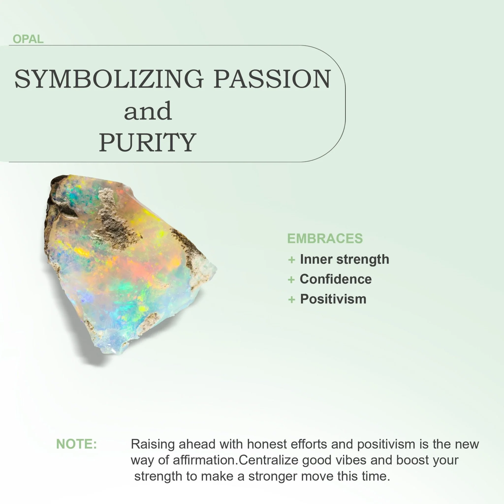 Black Natural Fire Faceted Octagon Opal Ring - Image 10