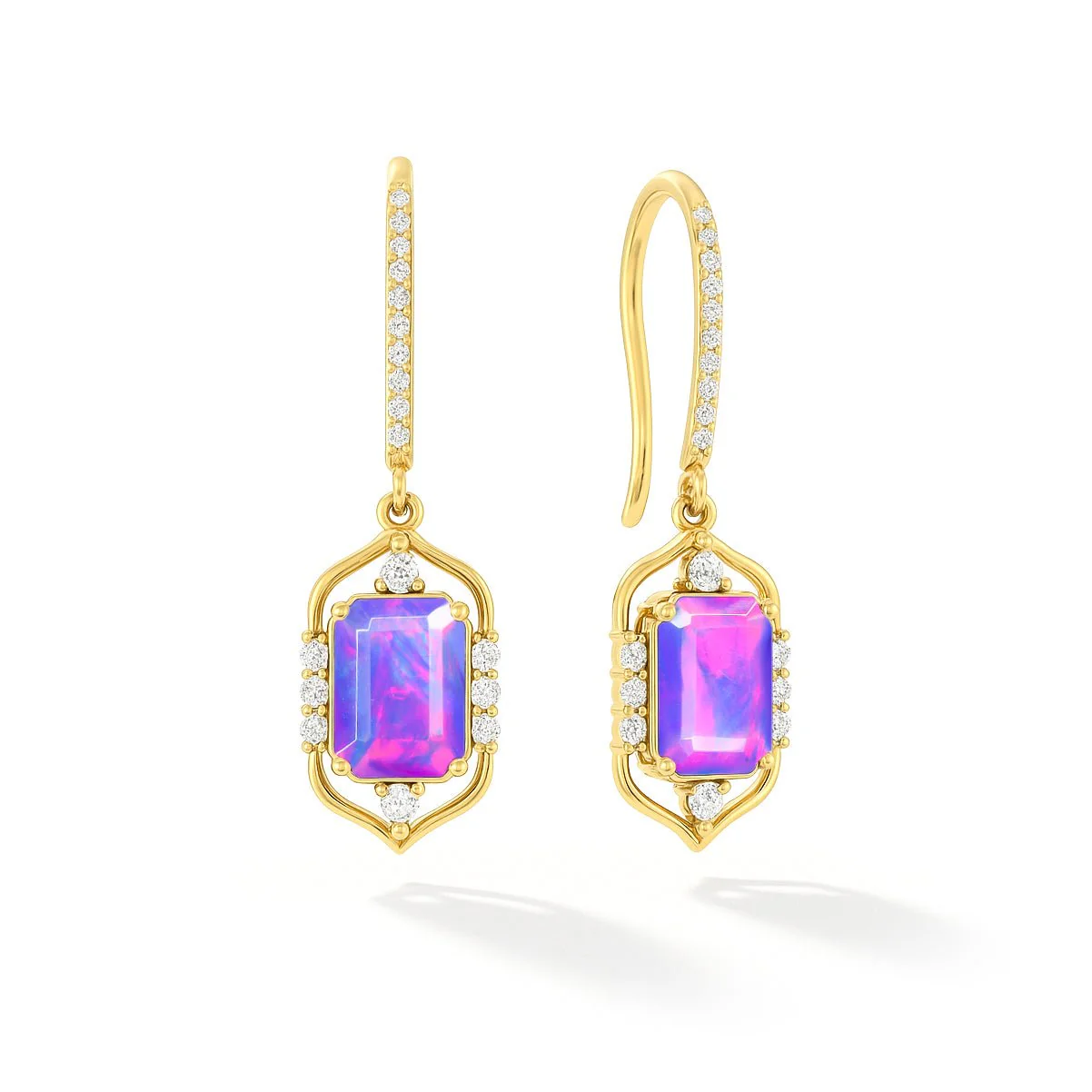 Lavender Opal Earrings Collection