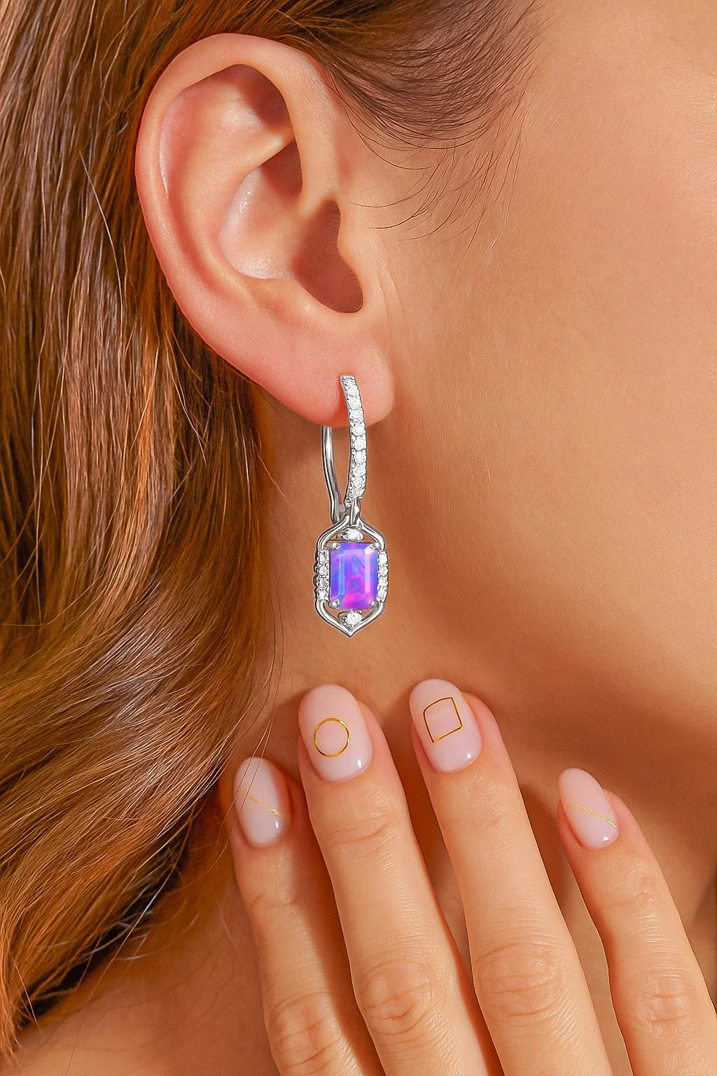 Lavender Opal Earrings Collection - Image 3