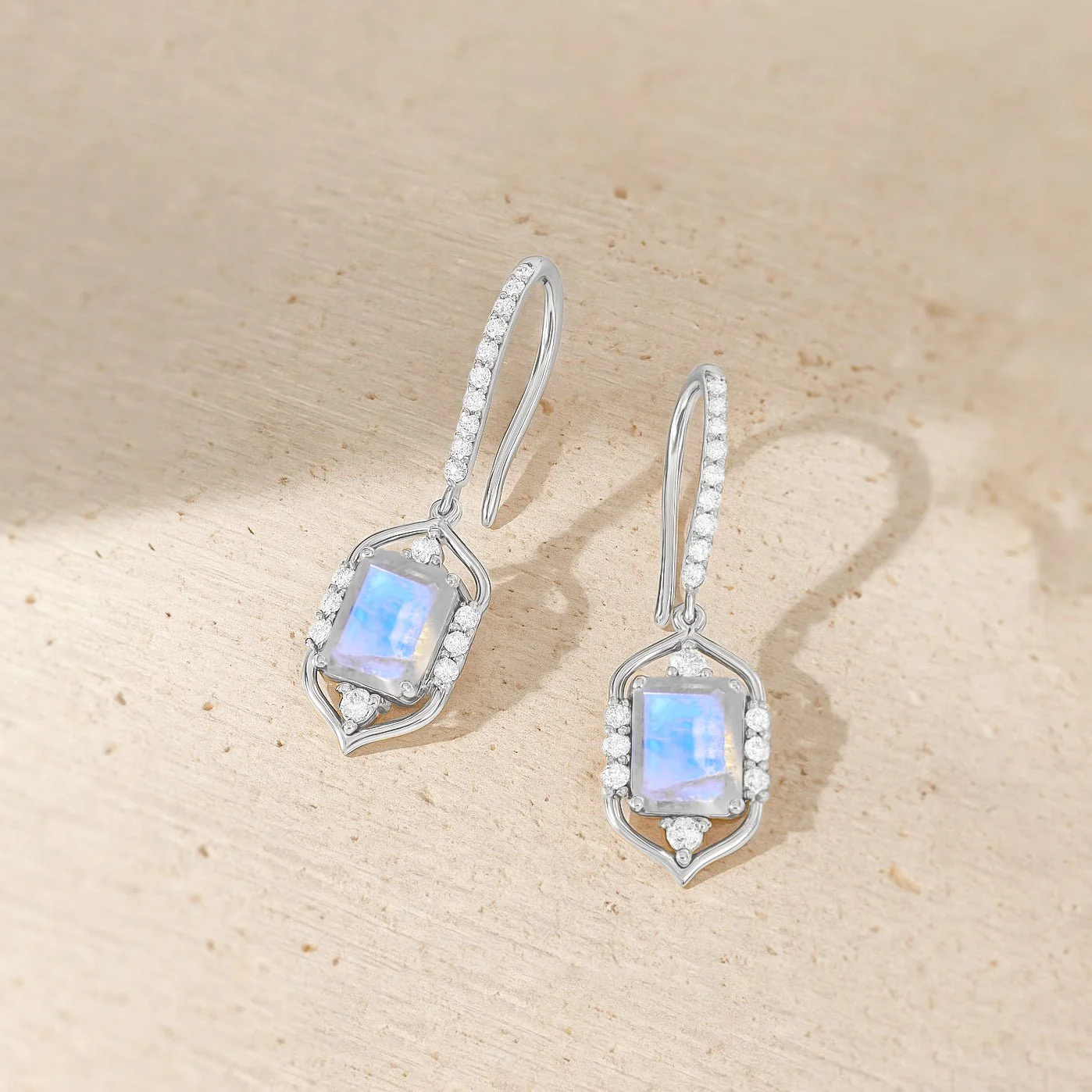 Moonstone 925 Silver Earrings - Elegant Style - Image 6